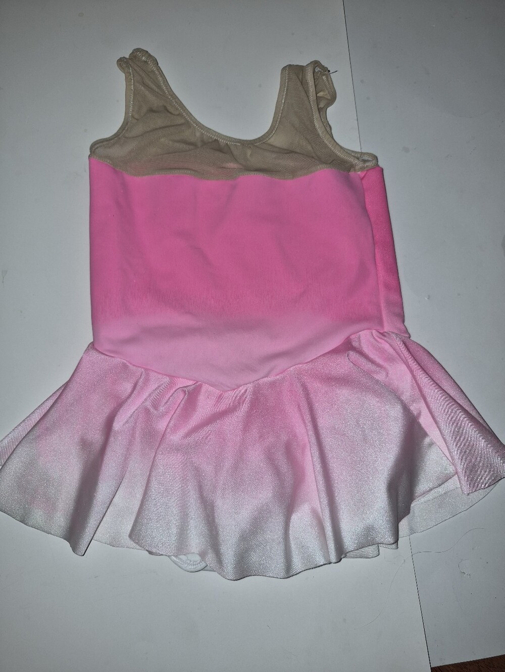 Pink Ombre Skating Dress for Kids - Sleeveless Skirt Toddler 2-3